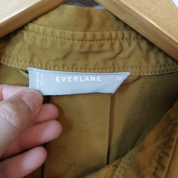Everlane The Modern Utility Shirt Dress Size 10 - Picture 6 of 10